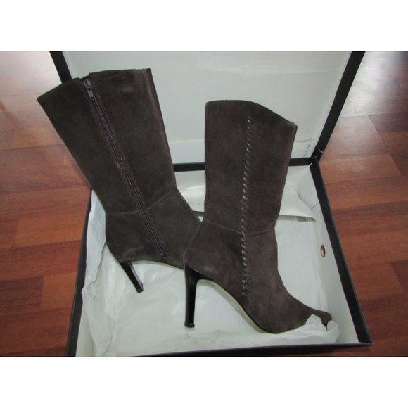 Kenneth Cole Leather Suede Boots Sz EUR 38 med - Picture 5 of 10